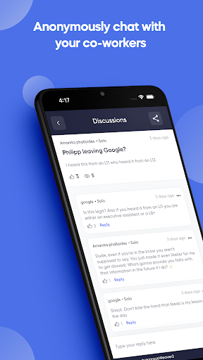 Android application OrgSpeak screenshort