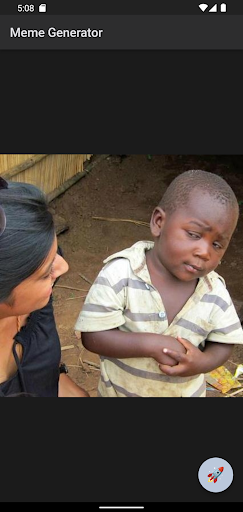 Android application Meme Generator screenshort