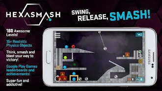 Game screenshot HEXASMASH - Physics Puzzle mod apk