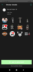 Captura de Pantalla 7 Stickers del Día del Padre par android