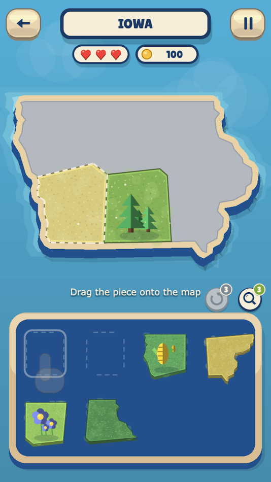 #3. World Snap: Map Jigsaw (Android) Door: NXVTeam