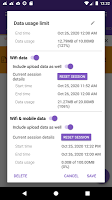 screenshot of 1DM Mobile data usage limit pl