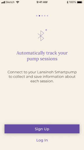 Screenshot of Lansinoh Baby App