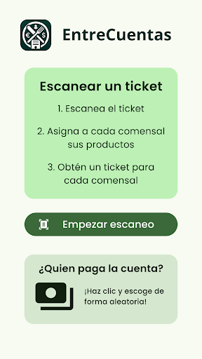 Android application EntreCuentas: Comparte Fácil screenshort