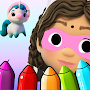 Gaby's Coloring Dollhouse Game
