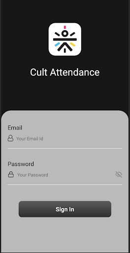 Cult Facial Attendance App Screen 2