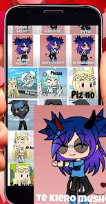 Captura de Pantalla 3 Gacha Life Stickers for WA android