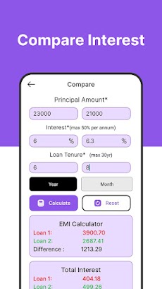 Loan EMI Calculator Toolのおすすめ画像2
