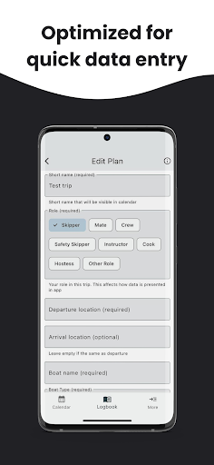 Sailor Planner Screen 3