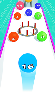 Rolling Ball Game Merge Number