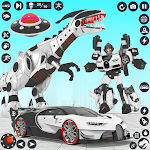Cover Image of Download Dino Robot Car Transform Games  APK