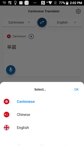 Cantonese Translator Screen 3