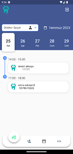 Android application Dental Asistan screenshort