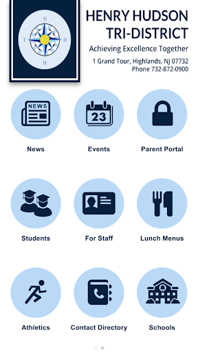 Android application TriDistrict screenshort