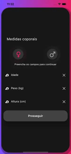 Calculo IMC - Taxa Metabólica Screen 3