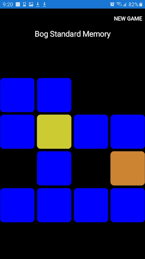 Android application Bog Standard Memory screenshort
