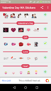 Valentine Day WA Stickers - Romantic Stickers 1.2 APK screenshots 5