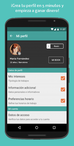 myWorkUp - buscar trabajo