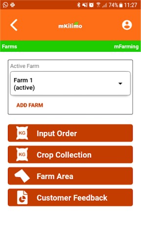 Android application mFarming Sales & Agronomy screenshort