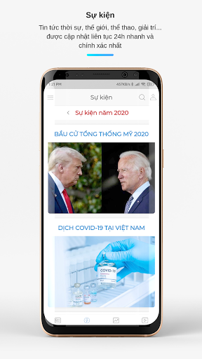 Android application VietNamNet - Tin tức 24h screenshort