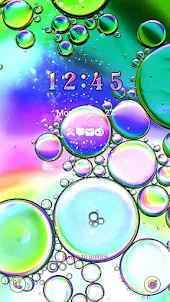 Flow Rainbow Bubble- Wallpaper