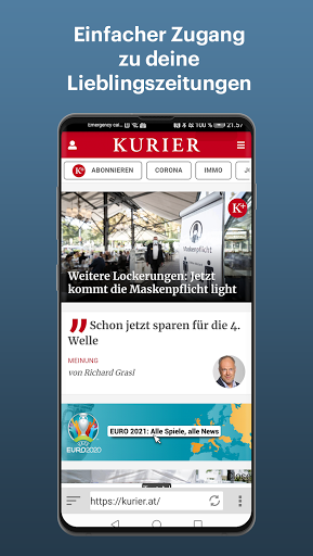 Österreich Zeitungen Screen 3