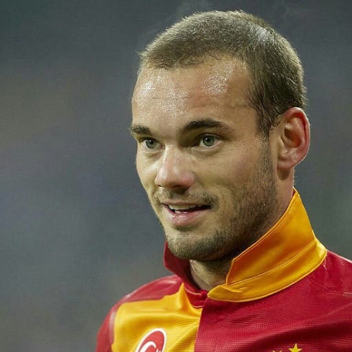 Wesley Sneijder 4k Wallpaper logo