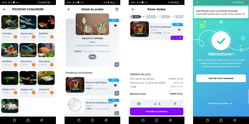 Android application Aqua Marine screenshort