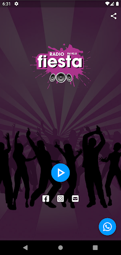 Android application Radio Fiesta Bragado FM 92.5 screenshort
