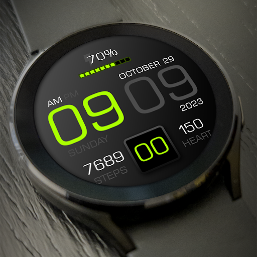 Key083 Digital Watch Face Screen 2