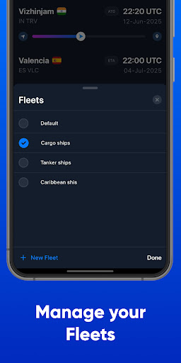 Screenshot of MarineRadar: Vessel Tracker