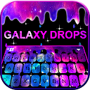 Falling Galaxy Droplets Tastatur-Falling Galaxy Droplets Tastatur-Thema 