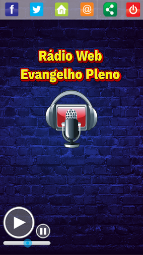 Android application Radio Web Evangelho Pleno screenshort