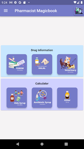 Android application Pharmacist Magicbook screenshort