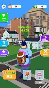 Fat Hero Clicker - Food Games