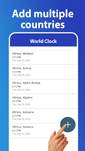 世界時計 - ワールド タイム ゾーン