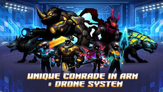Cyber Fighters MOD APK v1.11.76 (Unlimited Money, Free Purchases) Gallery 4