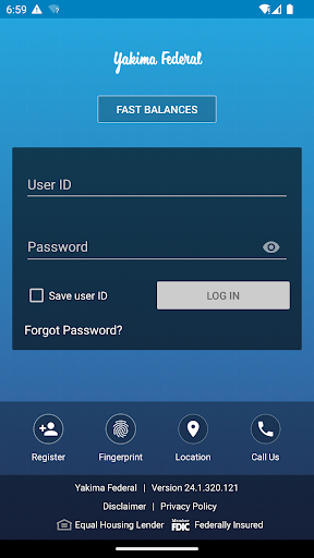Android application Yakima Federal S&L screenshort