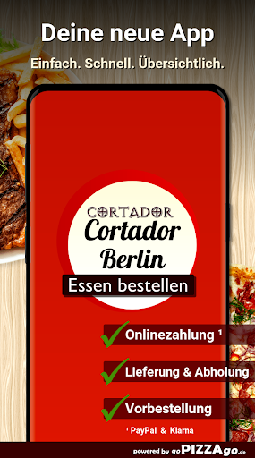 Android application Cortador Steakhaus Berlin screenshort