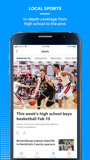 Screenshot of Caller Times