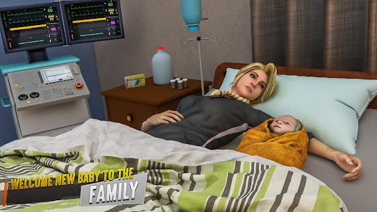 Pregnant Mother Simulator Mod Apk : Happy Virtual Family 3D 1