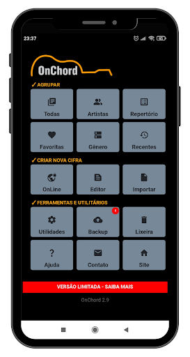 Android application OnChord screenshort