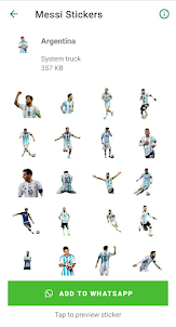 Figurinhas do Messi