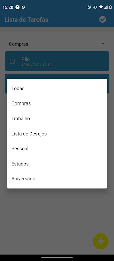Lista de Tarefas Screen 2