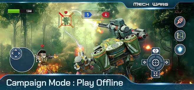 Mech Wars Online Robot Battles MOD APK (پول نامحدود) 3