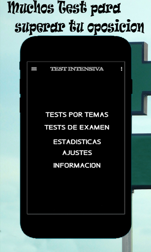 Android application Test medicina intensiva screenshort