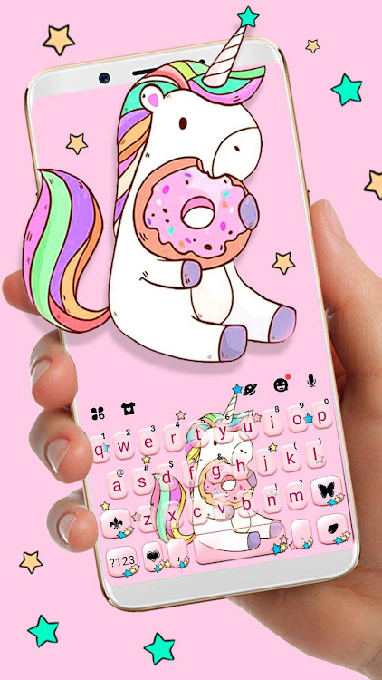 Pink Unicorn Donut Keyboard Th - 8.7.1_0619 - (Android)