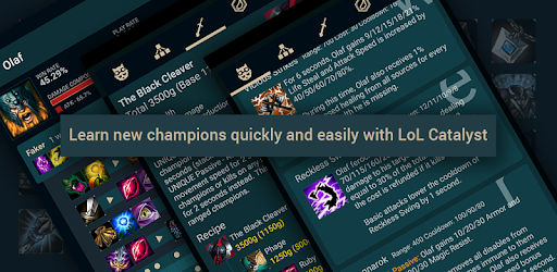 LoL Catalyst: Builds for LoL