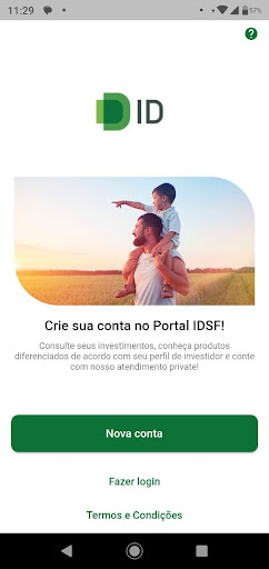 Android application Portal IDSF screenshort