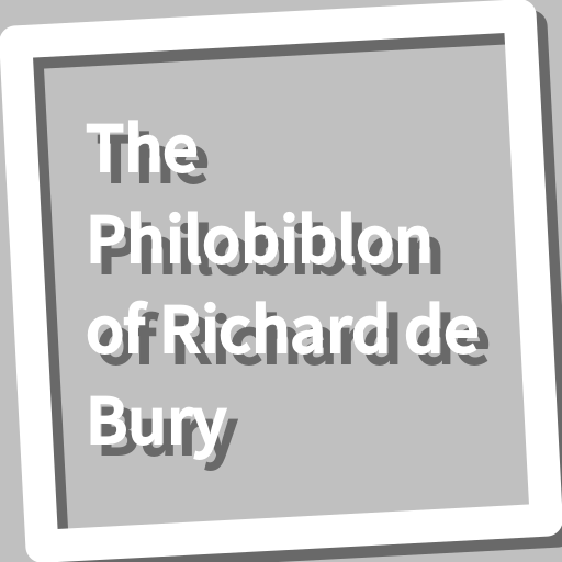 Book, The Philobiblon of Richa logo